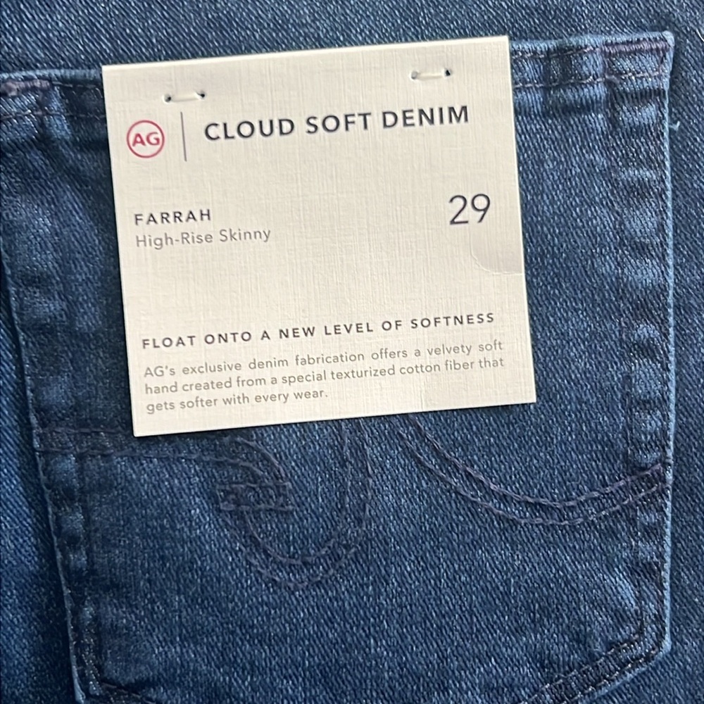 AG Farah High-Rise Stretch Skinny Ankle Jeans Size 29 - Picture 10 of 11
